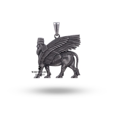 Pendente assiro lamassu dio - lamassu,