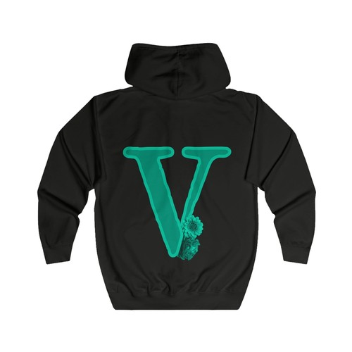 Felpa con cappuccio vlone full - con,