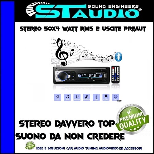 Autoradio 4x60 watt bluetooth - 4x60,