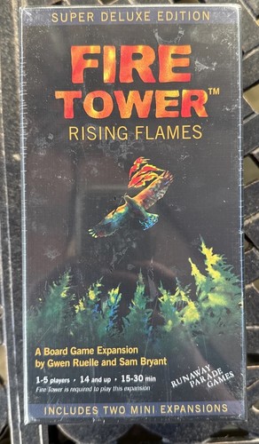 Fire tower rising flames - fire,