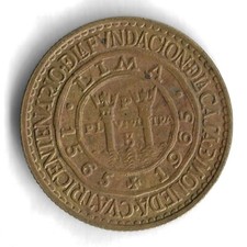 1965 Peru 1/2 Sol de Oro Casa