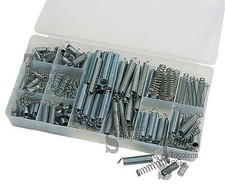 KIT ASSORTIMENTO SET MOLLE A COMPRESSIONE A TRAZIONE BOX 200 PEZZI VARIE MISURE