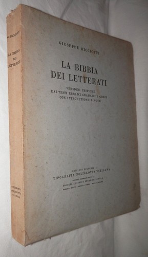 Bibbia dei letterati - la,