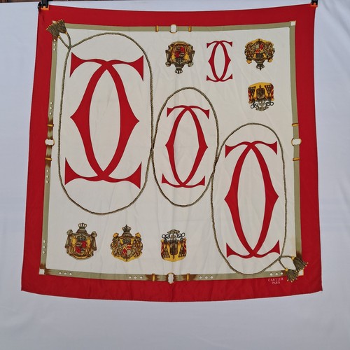 Foulard cartier 100 seta - cartier,