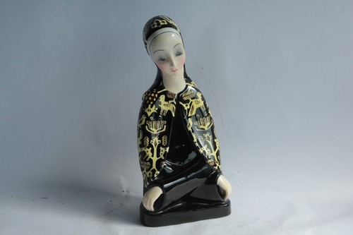 Lenci madonna ceramica italia - lenci,