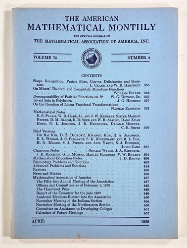 1968 apr american mathematical - american,