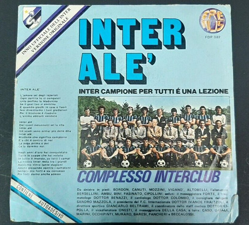 Vecchio inno inter ale - "inter, ale"