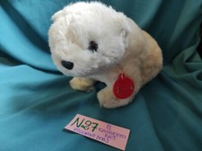 TRUDI: PELUCHE-PUPAZZO ORSO/TEDDY BEAR(N 27),POLARE MEDAGLIETTA ,MADE IN ITALY  