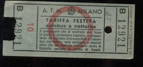 Biglietto atm tram - atm,