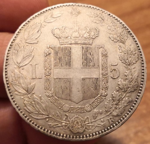 Moneta lire 1879 umberto i - moneta, 5