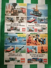 RARA COLLEZIONE 48 PUBBLICITA' ORIGINALI - ADVERTISING "LEGO" ANNI 70/80