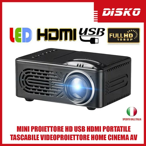 Mini proiettore usb hdmi - mini,