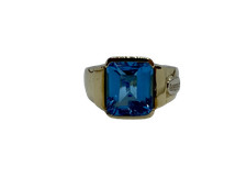 Anello Donna Topazio Azzurro