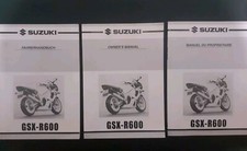 Manuali uso e manutenzione Suzuki Gsx-R 600