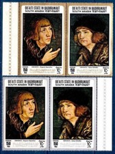 Dipinti Cranach Aden 1967 Massimiliano I/Santo Romano Imperatore Oro e Argento MNH/2