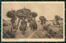 Pisa San Rossore Boscaioli Mestieri Gioli cartolina RT1629