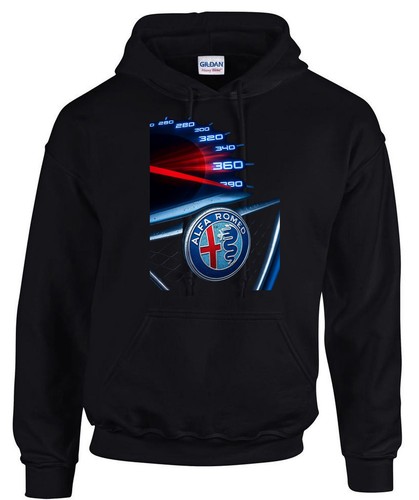Felpa con cappuccio alfa romeo - cappuccio,