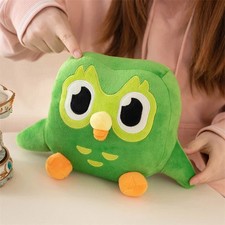 Peluche gufo Duolingo verde