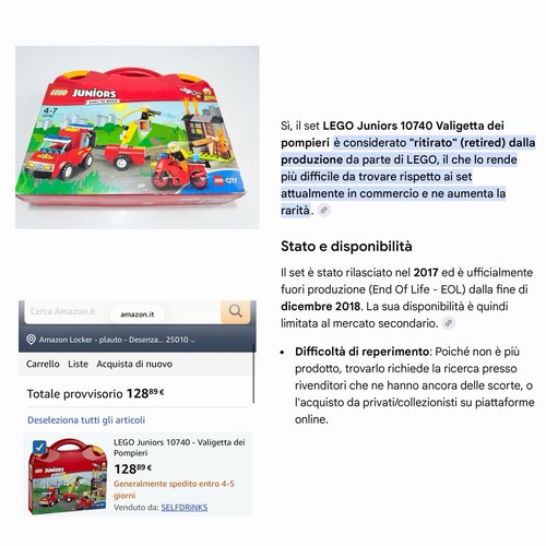 Lego juniors 10740 valigetta - juniors,