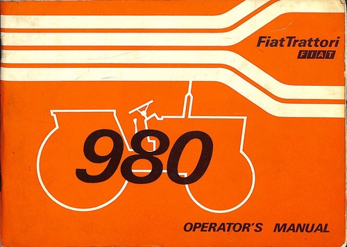Fiat trattori 980 manuale - fiat,