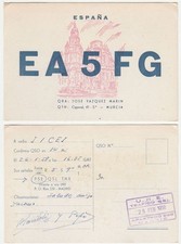 RADIOAMATORE - RADIO CARD - RADIO AMATEUR - MURCIA - SPAGNA - SPAIN -25842-