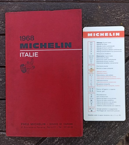 Guide michelin italie - guide, 1968