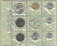 ITALIA 1968 Divisionale Zecca 8pz FDC con L . 500-CV in Arg- Consevazione Ottima