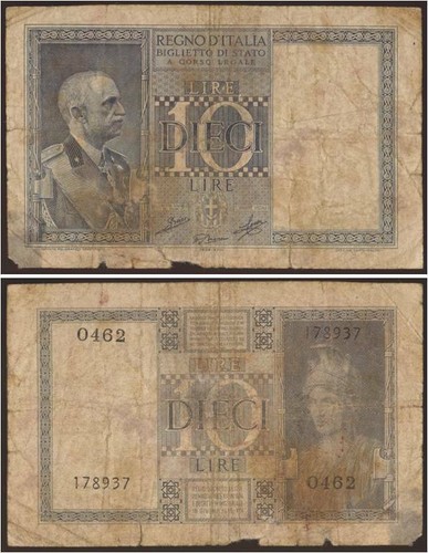Lire 1939 imperiale - 10,