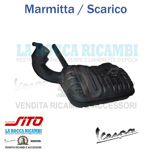 Marmitta vespa 160 - marmitta, 180