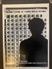 Ceroli Mario Manifesto / Poster 54 x 44 cm. Milano Galleria del Naviglio 1962