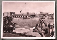 CINECITTA', Roma. Gli uffici. Cartolina d'epoca formato grande, viaggiata