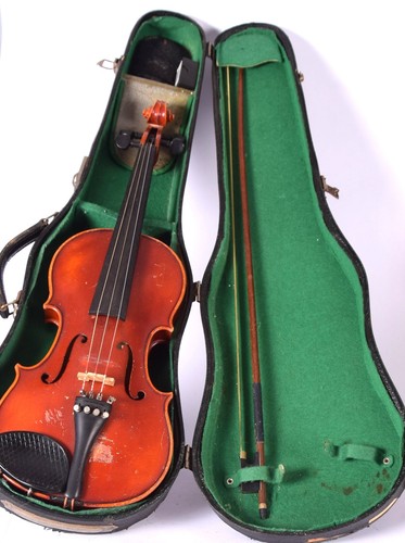 Vecchio violino scatola - in,
