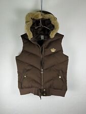 Gilet Smanicato Adidas Missy Elliott cappuccio Tg M Donna Marrone BrownJacket