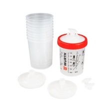 Tazze per Verniciatura a Spruzzo Set 350ml - WÜRTH 0705350190