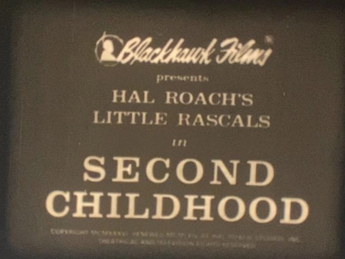 Second childhood - “second, (1936)