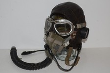 WW2 RAF FLYING HELMET C WIRED