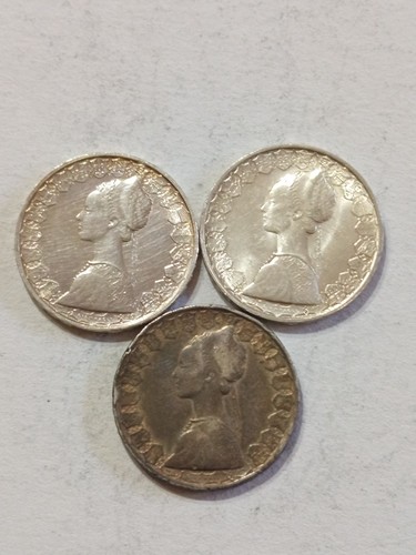 Tris 500 lire - lire, argento