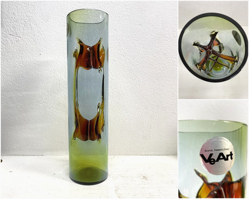 Vaso vetro murano - vetro,