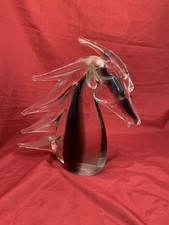 Testa Di Cavallo In Vetro Nero