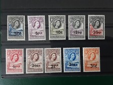 ROIALEX - BECHUANALAND QEII FRANCOBOLLI QUEEN ELISABETH II sovrascritti