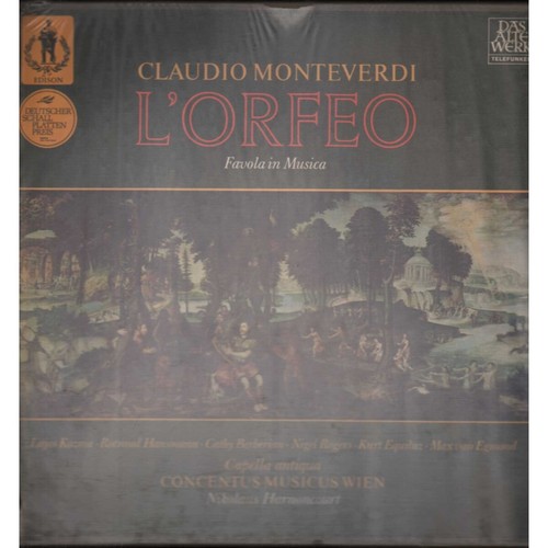 Monteverdi harnoncourt lp - monteverdi,, ‎lp