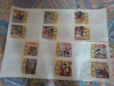 Manifesto RARO originale stampa copertine striscie EL BRAVO Dal N°33 al N°44 