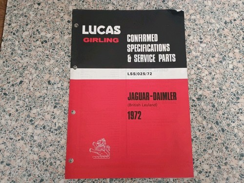 Libro lista ricambi lucas - lista,