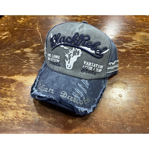 Cappellino cap black rebel - black,