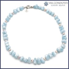 Collana acquamarina perle - e,