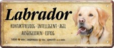  Targa in latta ''Labrador''