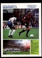 CALCIO COPPA DEI CAMPIONI 1992-1993 MILAN-PORTO 1-0 GUERIN SPORTIVO
