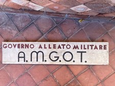 Insegna legno A.M.G.O.T. dalla Sicilia