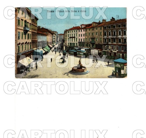 C8545 trieste 1921 piazza - c8545,