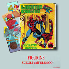 figurine superGULP L'UOMO RAGNO e i FANTASTICI QUATTRO DN 1978 + vedi ELENCO k1